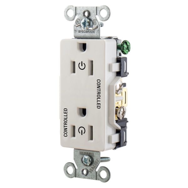 Hubbell Wiring Device-Kellems Construction/Commercial Receptacles DR15C2WHI DR15C2WHI